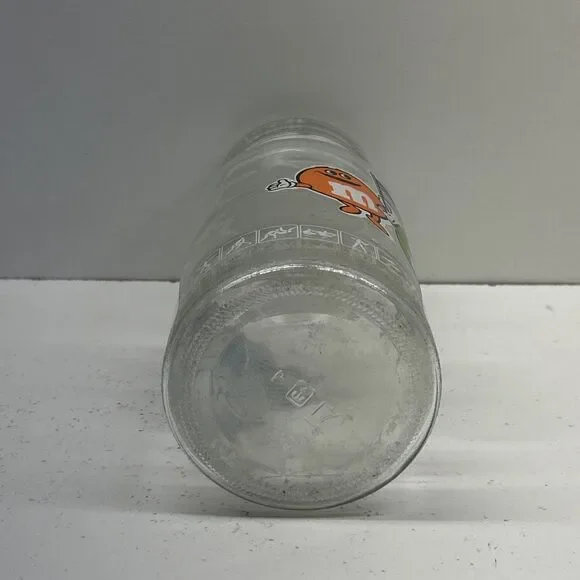 Olympics M&M's Candy Glass Jar Canister & Lid Vintage 1980s - Picture 3 of 3